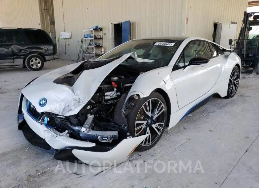 BMW I8 2015 vin WBY2Z2C50FV391422 from auto auction Copart