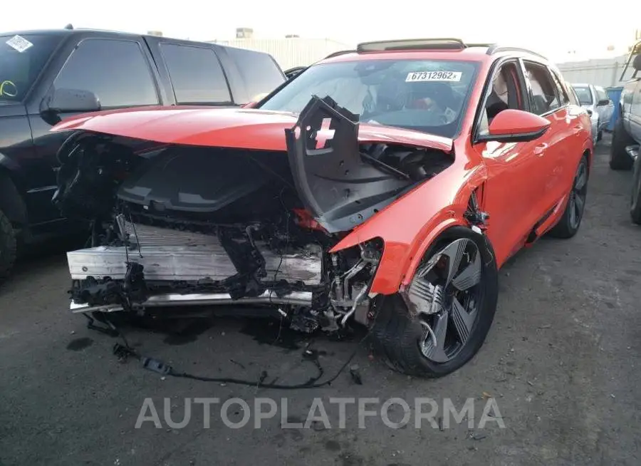 AUDI E-TRON PRE 2022 vin WA1LAAGE3NB008830 from auto auction Copart