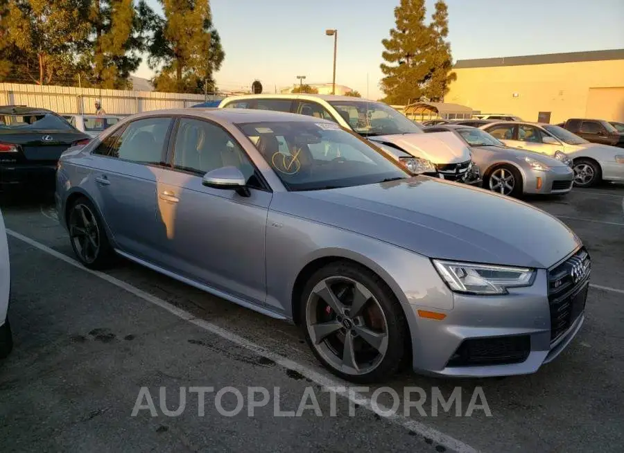 AUDI S4 PREMIUM 2018 vin WAUB4AF40JA138692 from auto auction Copart