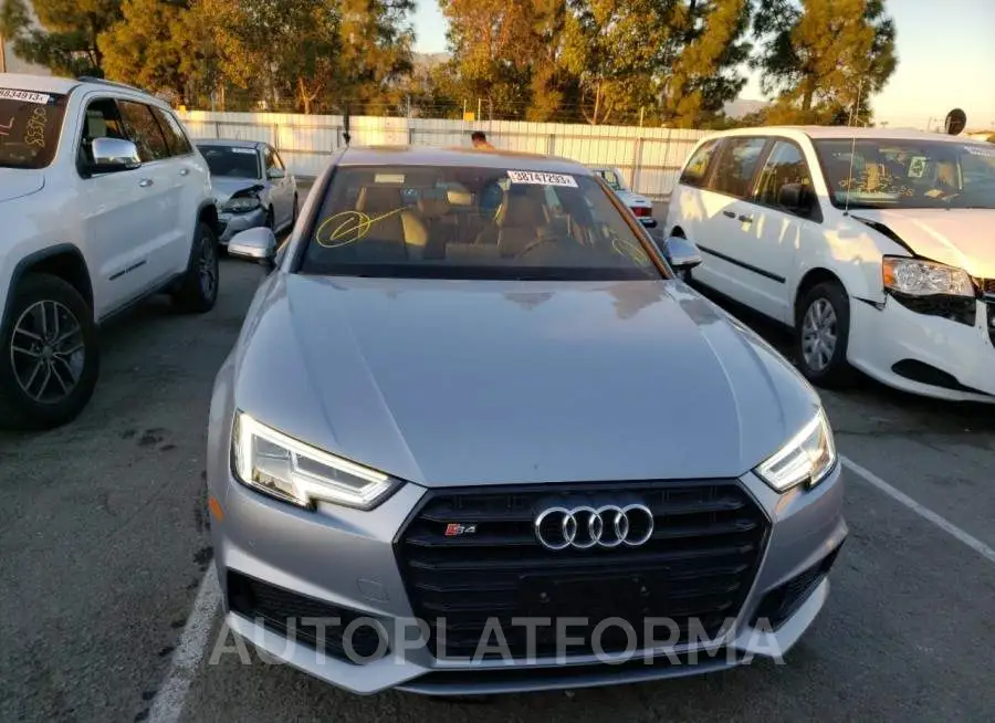 AUDI S4 PREMIUM 2018 vin WAUB4AF40JA138692 from auto auction Copart