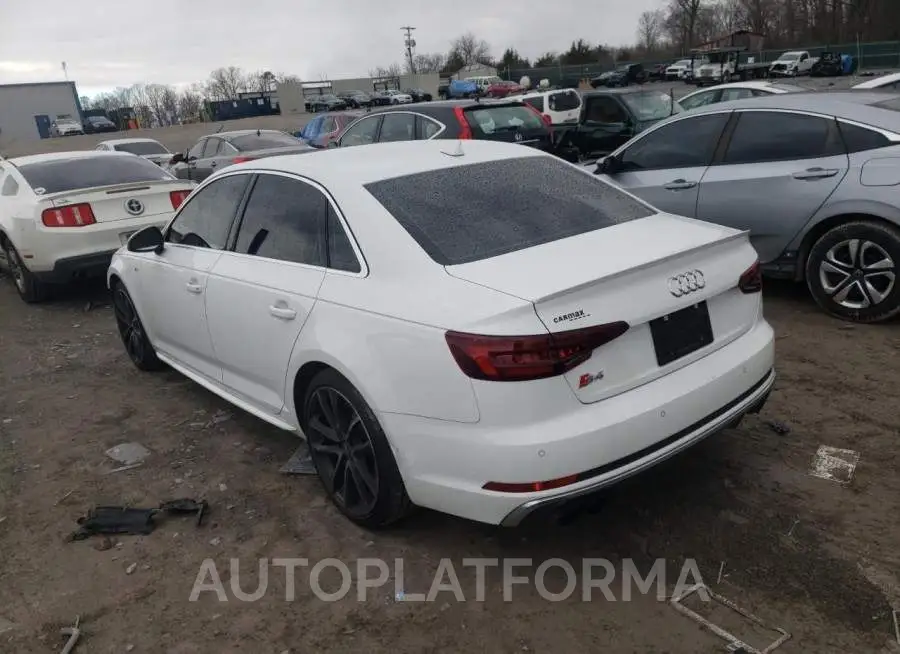 AUDI S4 PREMIUM 2018 vin WAUB4AF45JA065870 from auto auction Copart