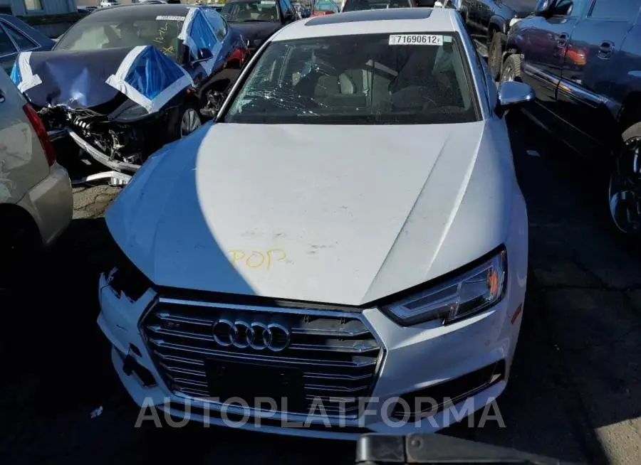 AUDI S4 PRESTIG 2018 vin WAUC4AF43JA003890 from auto auction Copart