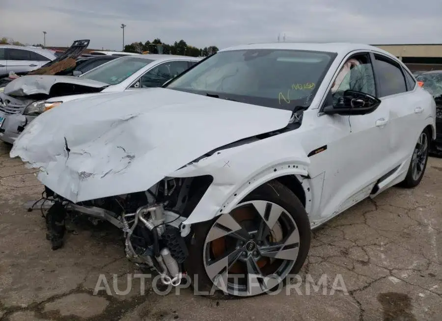 AUDI E-TRON SPO 2021 vin WA13AAGE2MB026668 from auto auction Copart