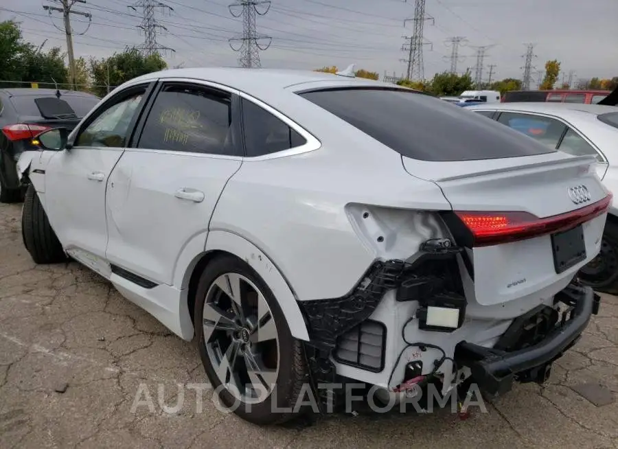 AUDI E-TRON SPO 2021 vin WA13AAGE2MB026668 from auto auction Copart