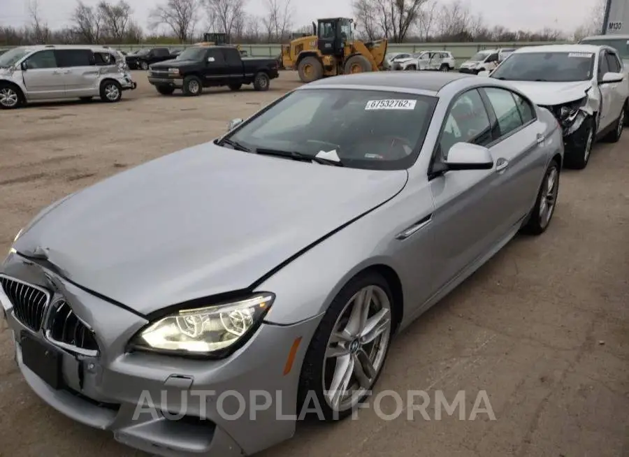 BMW 640 I GRAN 2015 vin WBA6A0C5XFD318012 from auto auction Copart