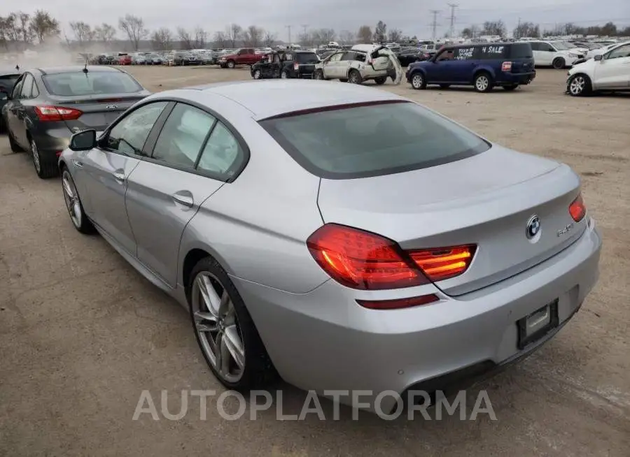 BMW 640 I GRAN 2015 vin WBA6A0C5XFD318012 from auto auction Copart