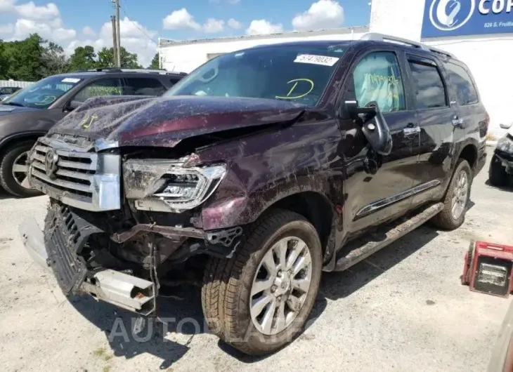 TOYOTA SEQUOIA PL 2018 vin 5TDDY5G19JS164139 from auto auction Copart