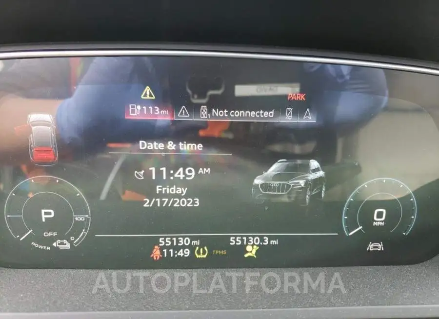 AUDI E-TRON PRE 2019 vin WA1VAAGE4KB018996 from auto auction Copart