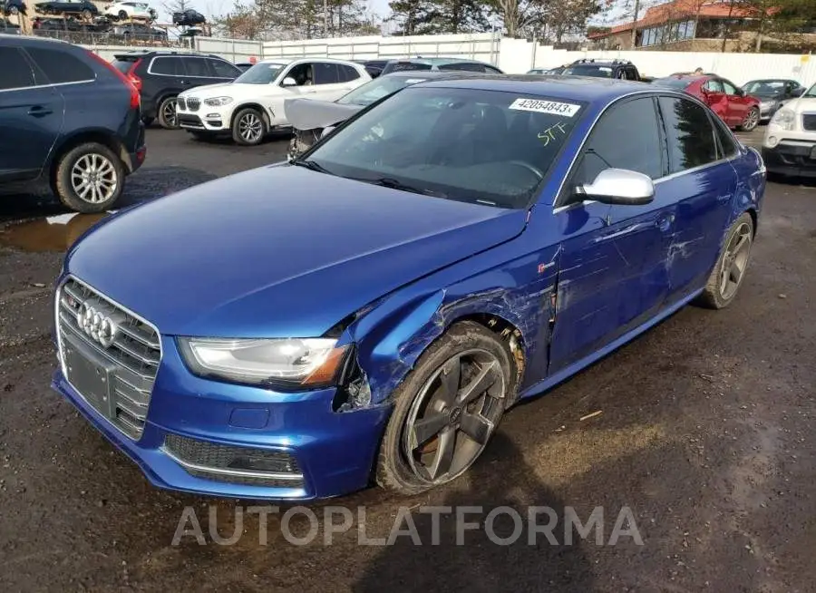 AUDI S4 PREMIUM 2015 vin WAUBGAFL3FA056137 from auto auction Copart