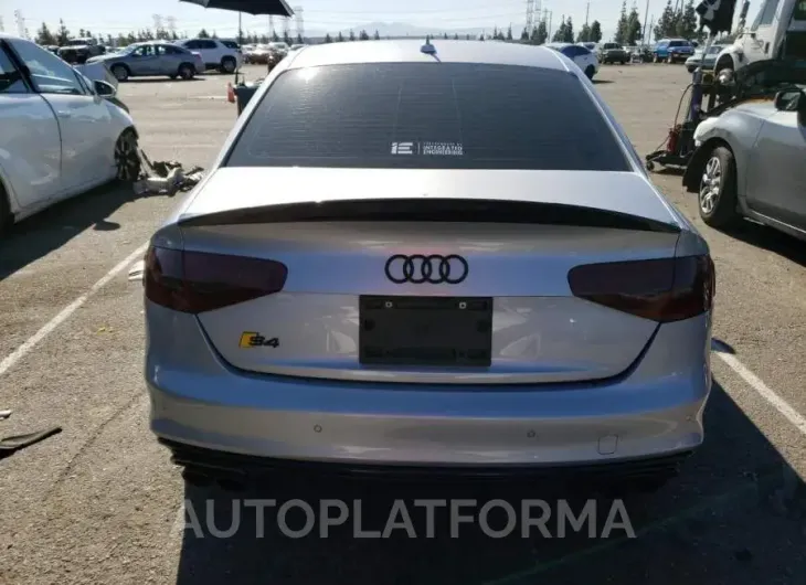 AUDI S4 PREMIUM 2015 vin WAUBGAFL4FA081788 from auto auction Copart