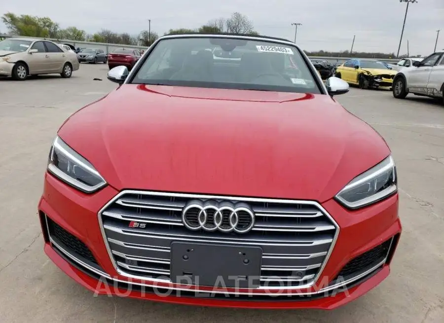 AUDI S5 PREMIUM 2018 vin WAUY4GF50JN013318 from auto auction Copart