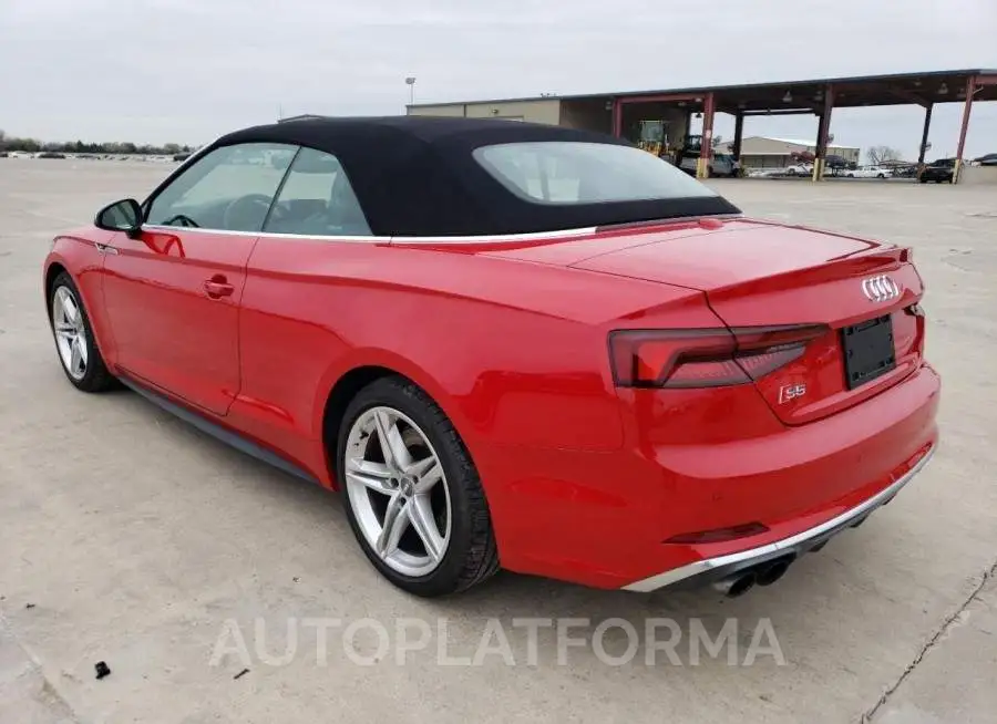 AUDI S5 PREMIUM 2018 vin WAUY4GF50JN013318 from auto auction Copart