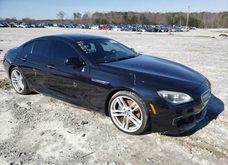 BMW 650 I GRAN 2015 vin WBA6B2C56FGB99451 from auto auction Copart