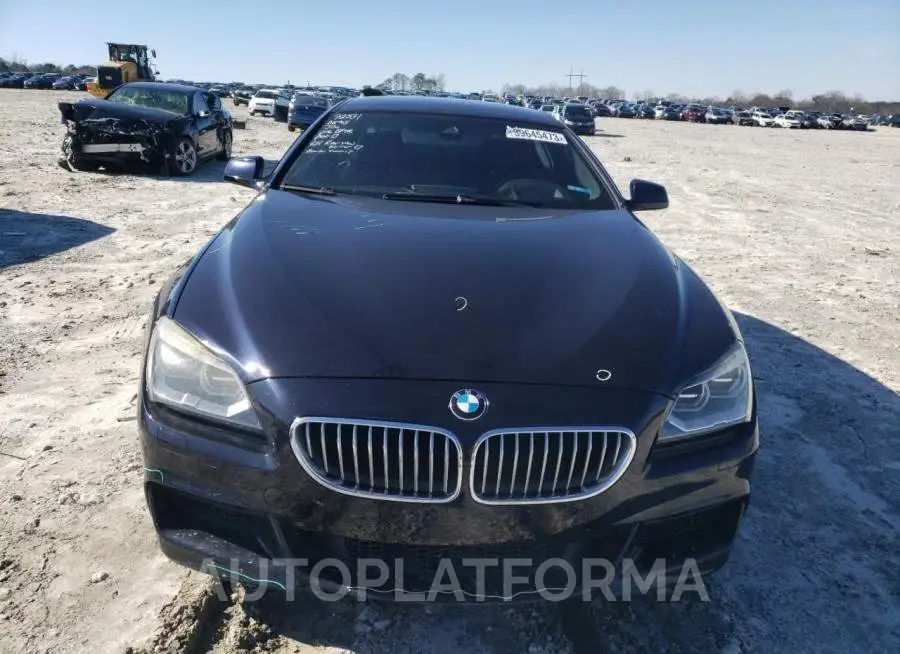 BMW 650 I GRAN 2015 vin WBA6B2C56FGB99451 from auto auction Copart