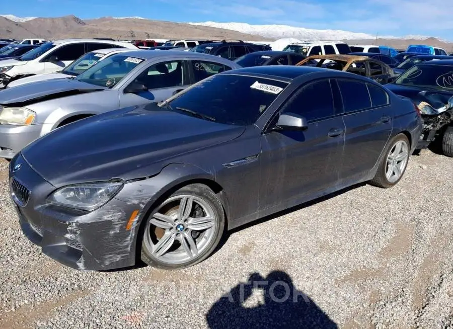 BMW 640 XI GRA 2015 vin WBA6B8C53FD453859 from auto auction Copart