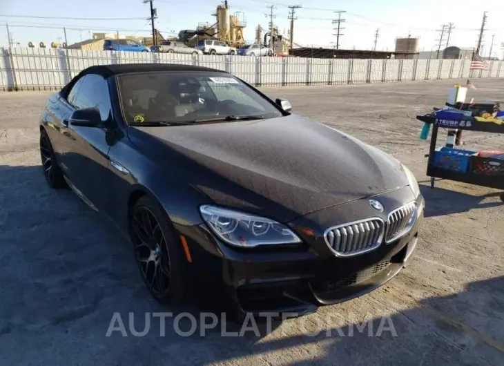 BMW 650 I 2018 vin WBA6F5C5XJD997237 from auto auction Copart