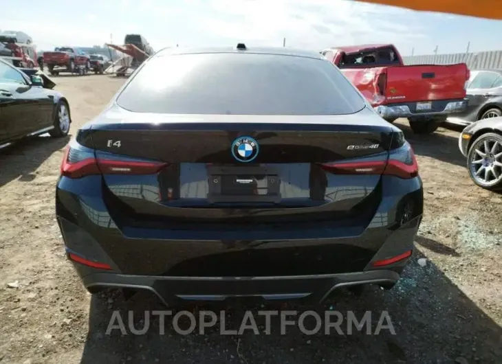 BMW I4 EDRIVE4 2022 vin WBY73AW07NFN09590 from auto auction Copart