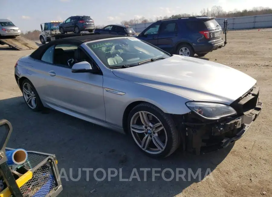 BMW 640 I 2016 vin WBA6F1C58GGT83013 from auto auction Copart