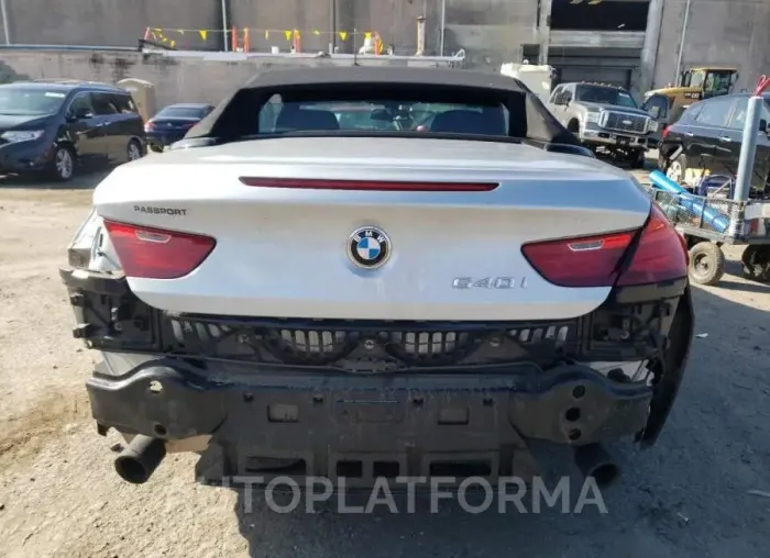 BMW 640 I 2016 vin WBA6F1C58GGT83013 from auto auction Copart