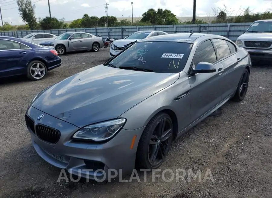 BMW 640 I GRAN 2017 vin WBA6D0C51HG639624 from auto auction Copart