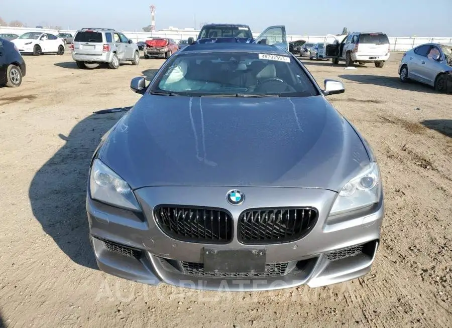 BMW 640 I GRAN 2015 vin WBA6A0C5XFD318057 from auto auction Copart