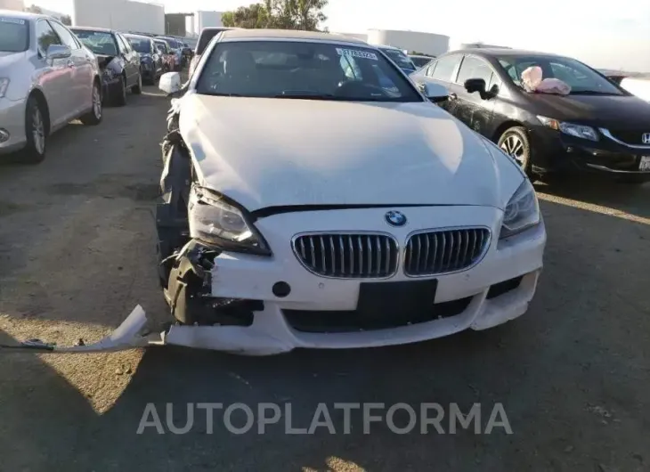 BMW 650 I GRAN 2015 vin WBA6B2C57FGB99071 from auto auction Copart