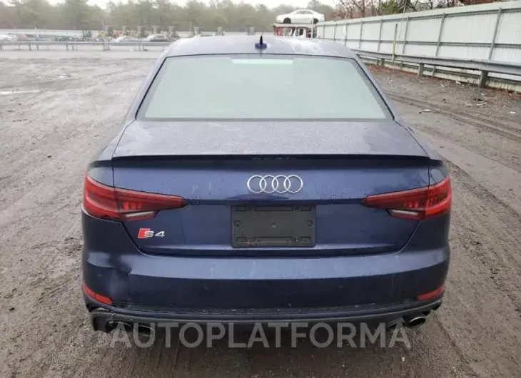 AUDI S4 PRESTIG 2018 vin WAUC4AF44JA011416 from auto auction Copart