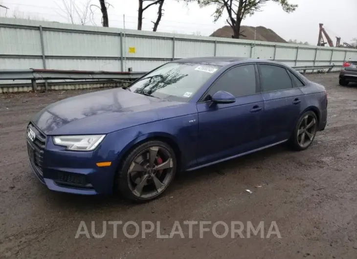 AUDI S4 PRESTIG 2018 vin WAUC4AF44JA011416 from auto auction Copart