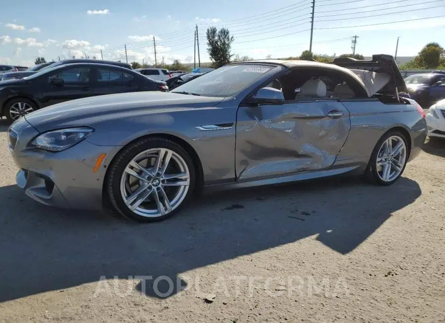 BMW 640 I 2015 vin WBALW7C55FD596197 from auto auction Copart