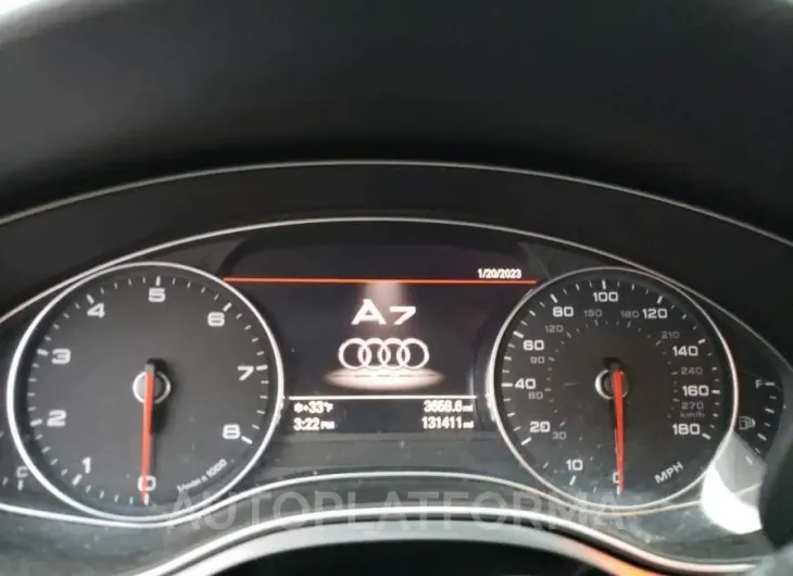 AUDI A7 PREMIUM 2015 vin WAUWGAFC4FN014635 from auto auction Copart