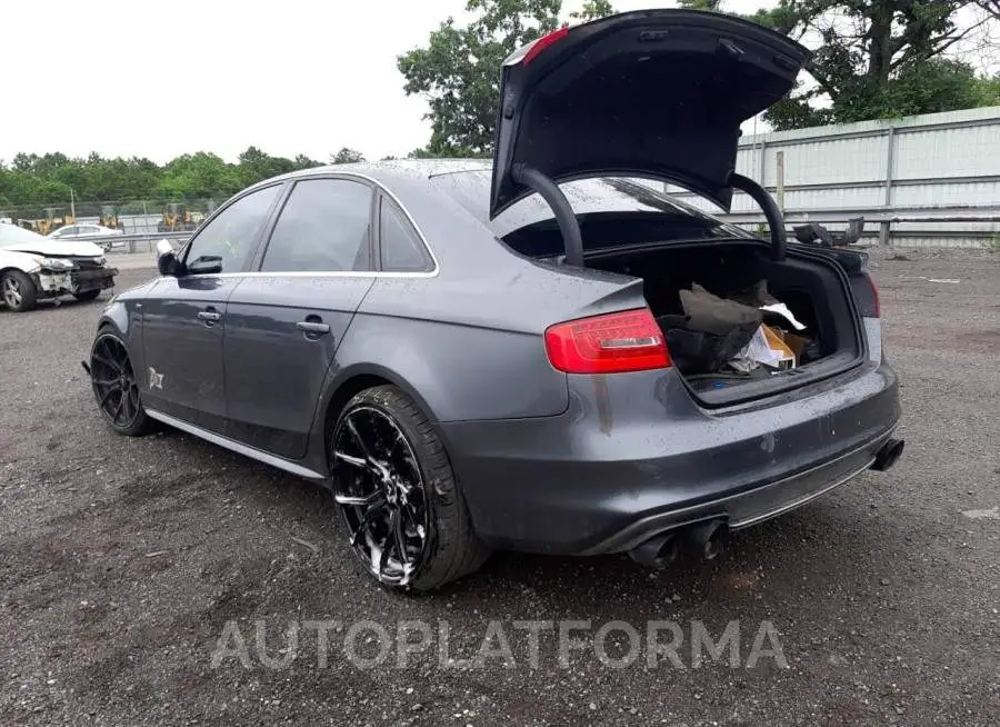 AUDI S4 PREMIUM 2015 vin WAUBGAFL6FA071327 from auto auction Copart