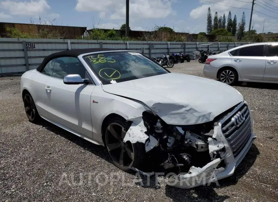 AUDI S5 PREMIUM 2016 vin WAUC4AFH3GN004008 from auto auction Copart