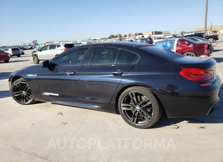 BMW 650 I GRAN 2015 vin WBA6B2C5XFD129983 from auto auction Copart