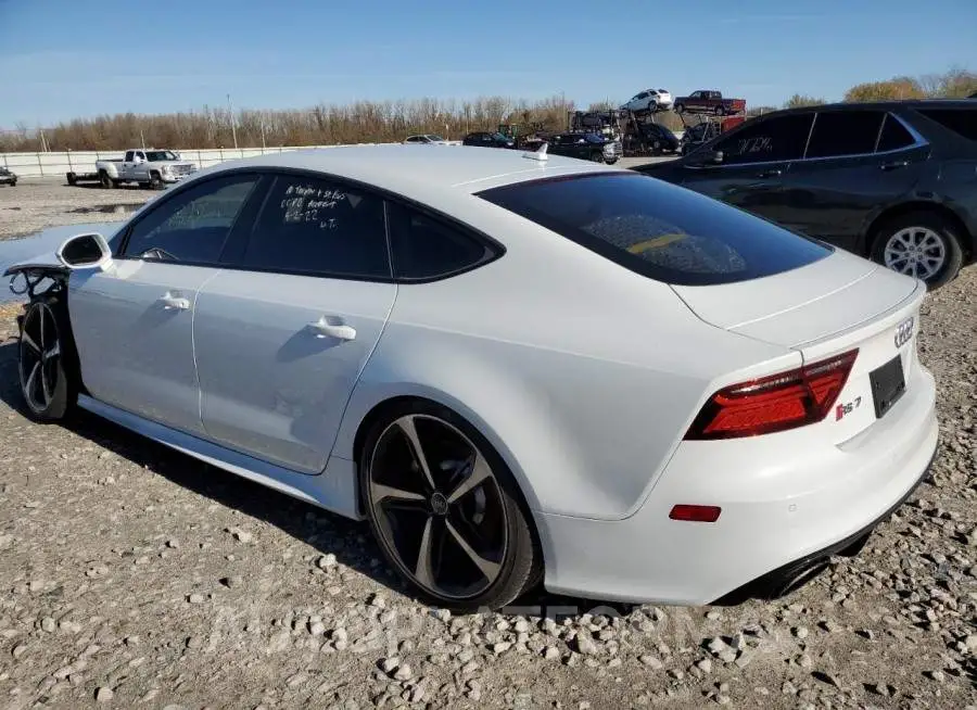 AUDI RS7 PRESTI 2017 vin WUAWAAFC4HN904756 from auto auction Copart