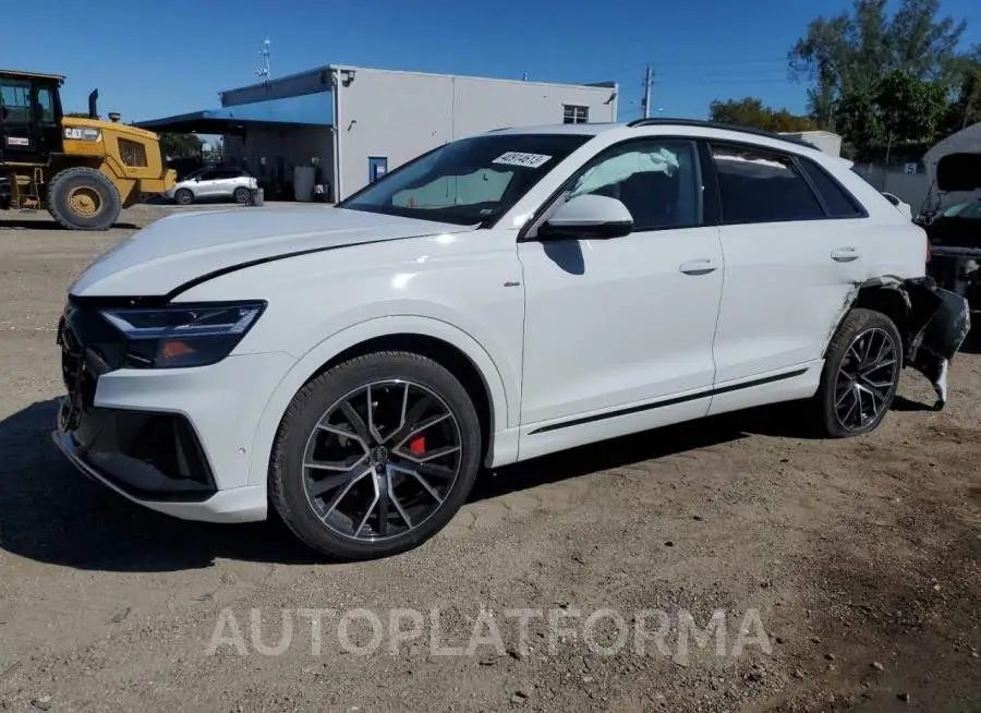 AUDI Q8 PREMIUM 2022 vin WA1EVBF19ND018266 from auto auction Copart