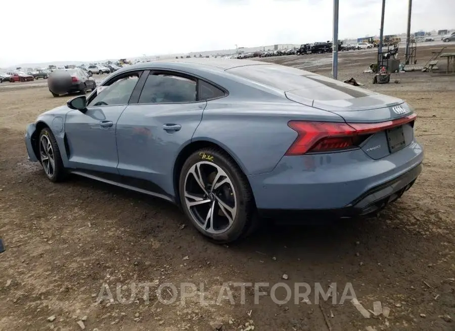 AUDI E-TRON GT 2022 vin WAUEJBFW7N7001524 from auto auction Copart