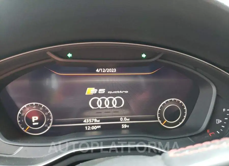 AUDI S5 PREMIUM 2019 vin WAUB4CF57KA095877 from auto auction Copart