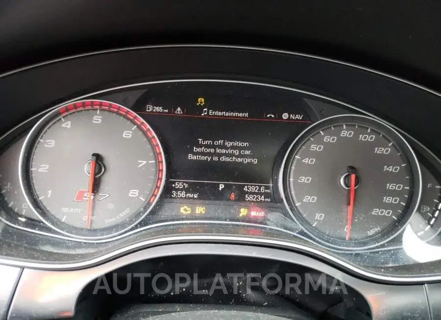 AUDI RS7 2015 vin WUAW2CFCXFN900409 from auto auction Copart