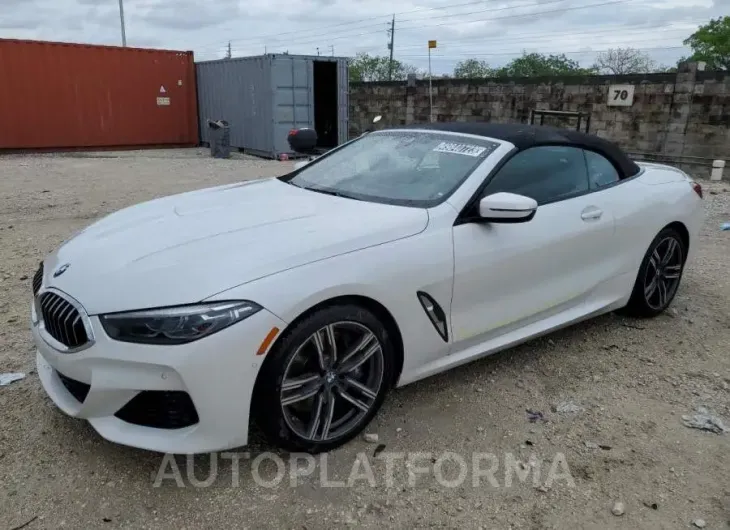 BMW 840I 2022 vin WBADZ2C09NCH18375 from auto auction Copart