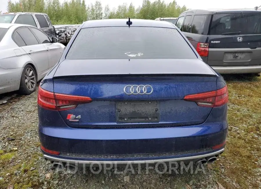 AUDI S4 PRESTIG 2018 vin WAUC4AF4XJA001392 from auto auction Copart