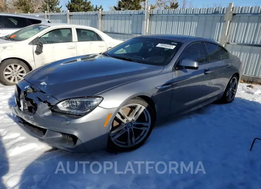 BMW 650 I 2015 vin WBA6B4C55FD761561 from auto auction Copart