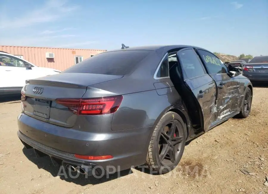 AUDI S4 PREMIUM 2018 vin WAUB4AF47JA200668 from auto auction Copart