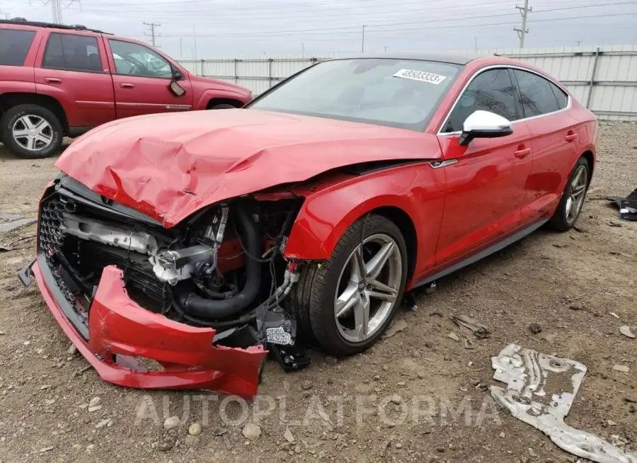 AUDI S5 PRESTIG 2018 vin WAUC4CF53JA068551 from auto auction Copart