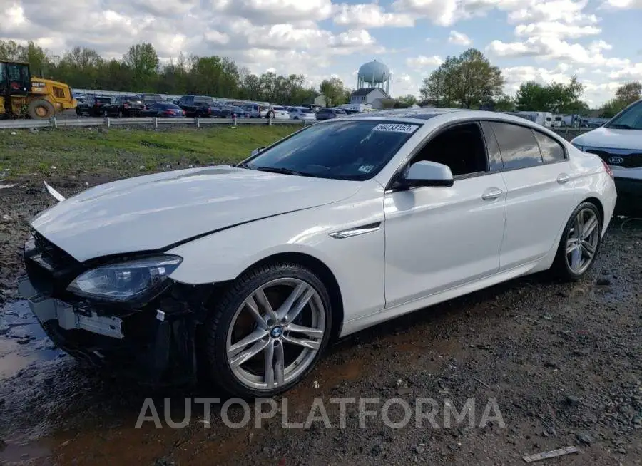 BMW 650 I 2015 vin WBA6B4C55FD761608 from auto auction Copart