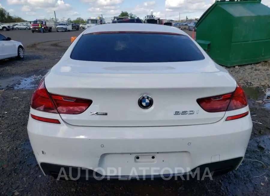 BMW 650 I 2015 vin WBA6B4C55FD761608 from auto auction Copart