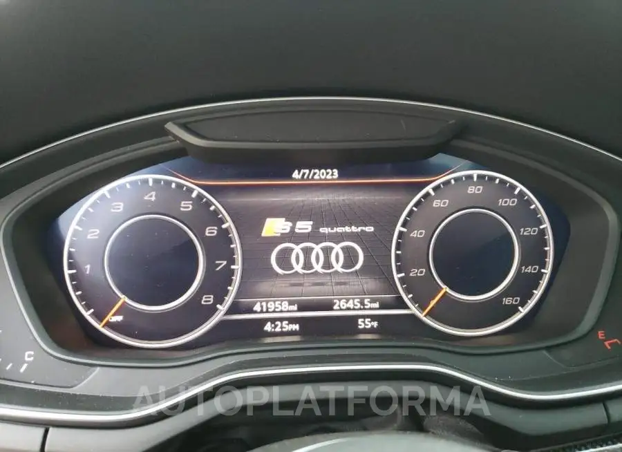 AUDI S5 PREMIUM 2018 vin WAUP4AF52JA002045 from auto auction Copart