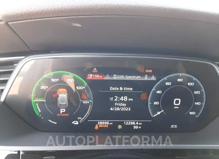 AUDI E-TRON PRE 2019 vin WA1VAAGE1KB021113 from auto auction Copart