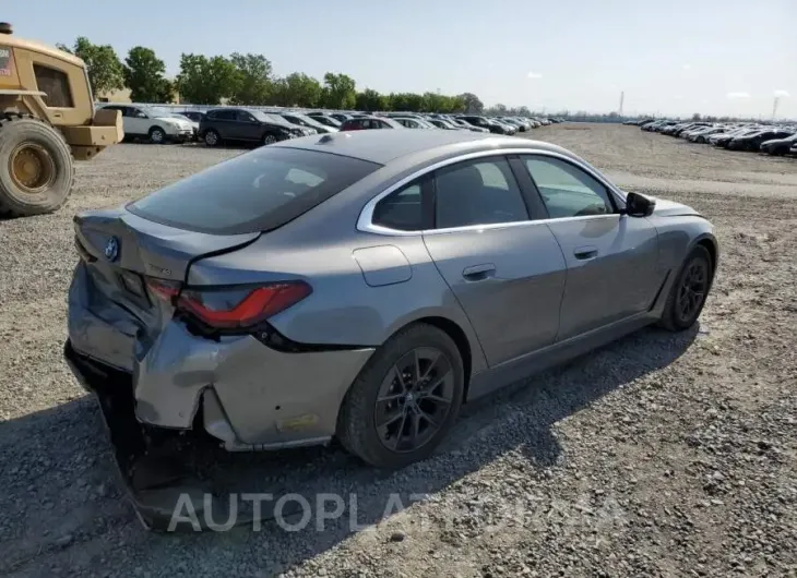 BMW I4 EDRIVE4 2022 vin WBY73AW07NFN08147 from auto auction Copart