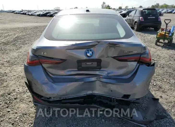 BMW I4 EDRIVE4 2022 vin WBY73AW07NFN08147 from auto auction Copart