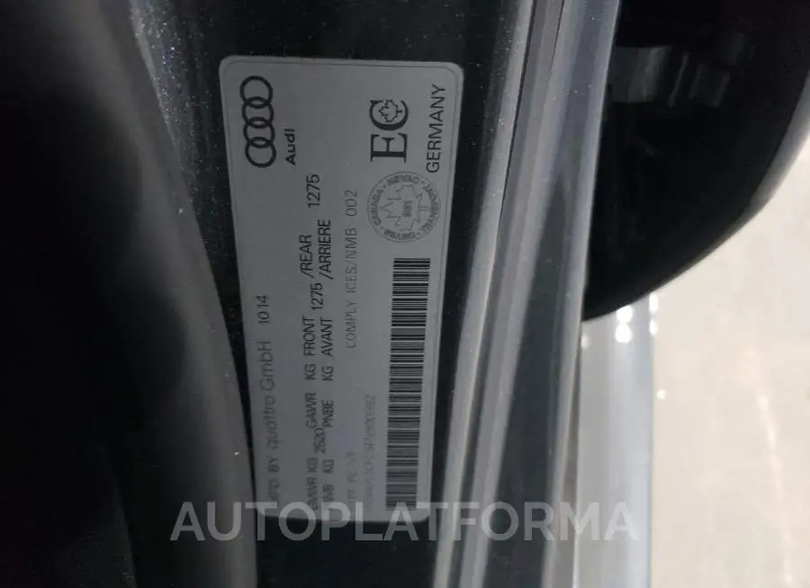 AUDI RS7 2015 vin WUAW2CFC5FN900592 from auto auction Copart